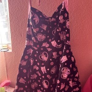 Hot topic Hell Bunny
Amelia Kitten Dress Pin Up retro